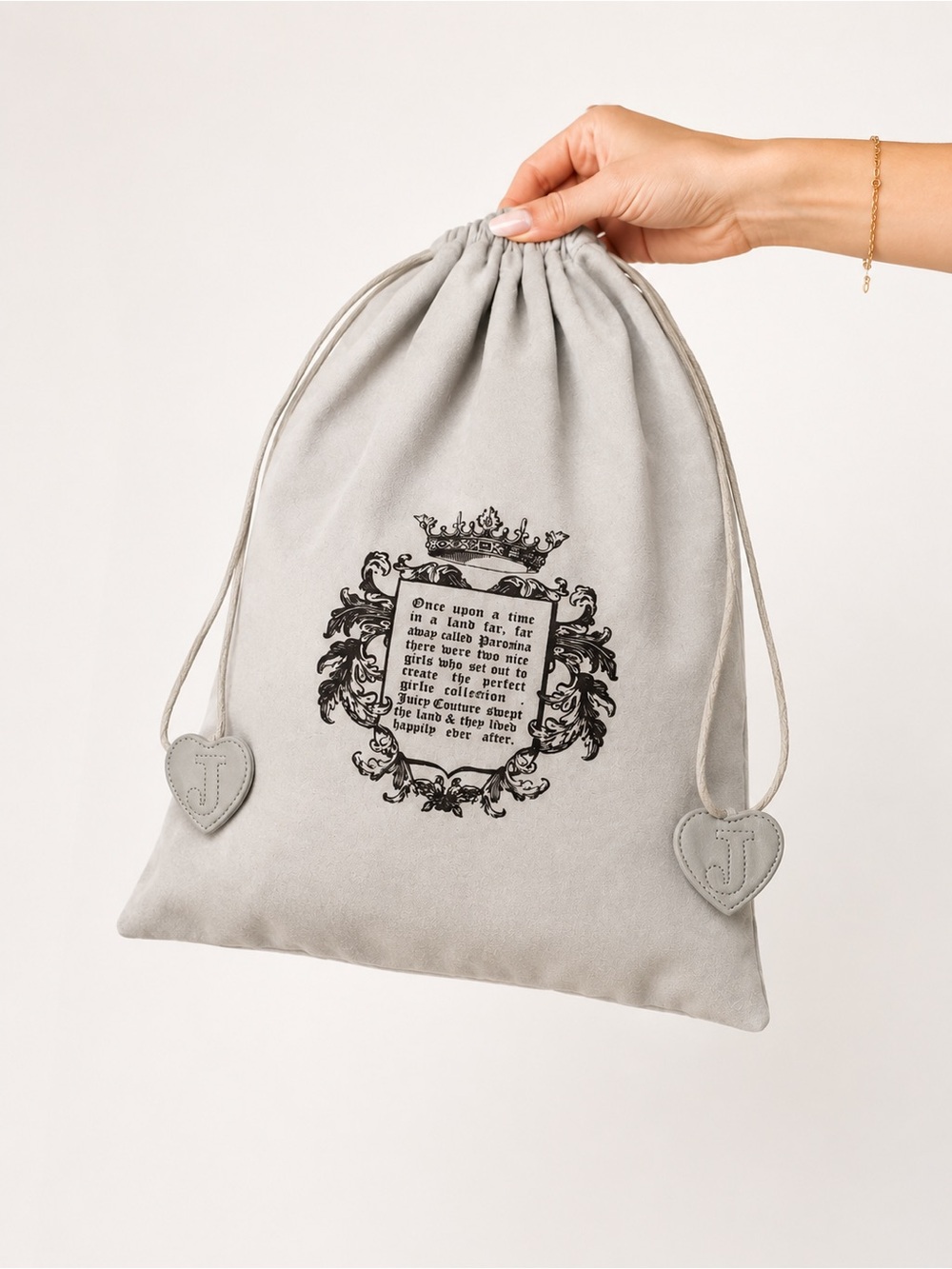Vintage Juicy Couture Drawstring Dust Bag Travel Pouch